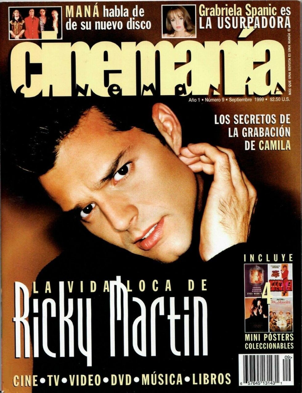 CINEMANIA USA magazine side cover  Vol 1 No  9  September 1999