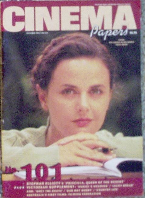 CINEMA PAPERS magazine side cover Issue 101 October/November 1994