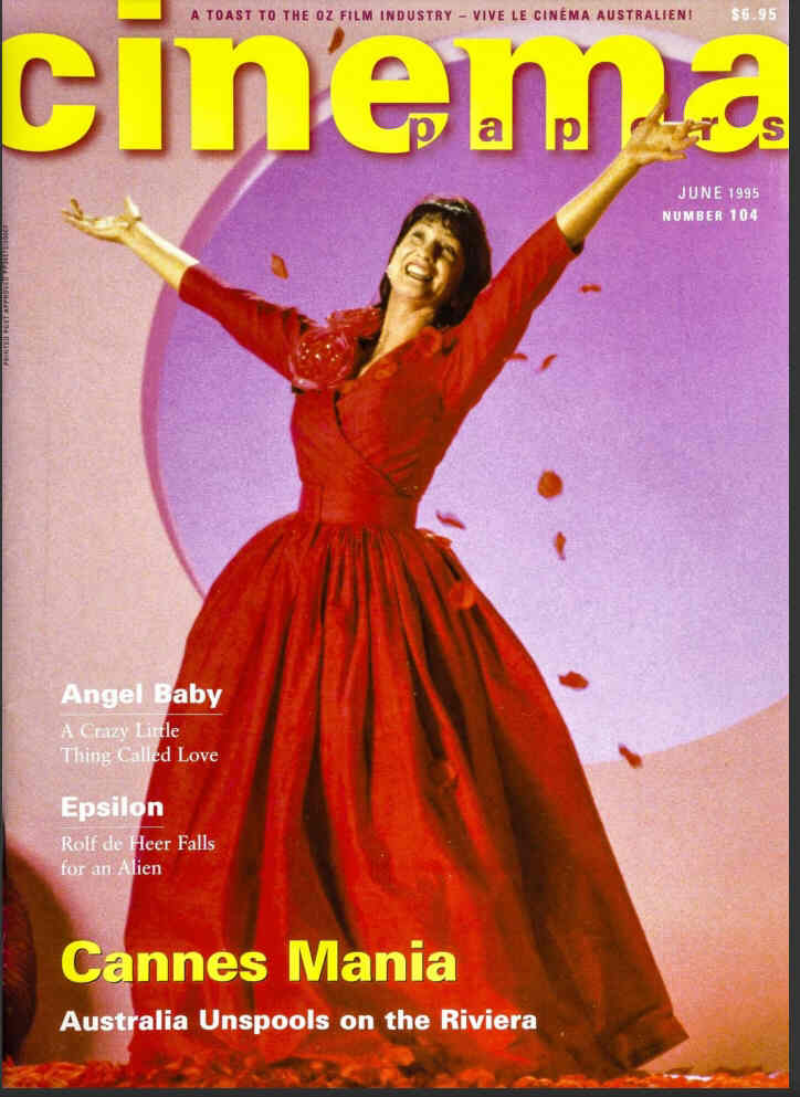 CINEMA PAPERS magazine side cover Issue 104 June/July 1995