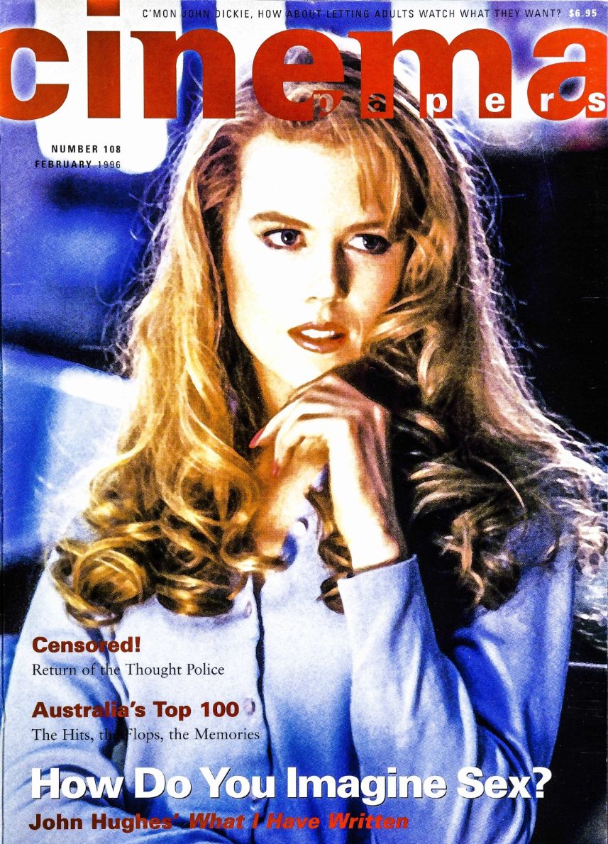 CINEMA PAPERS magazine side cover Issue 108 January/February 1996