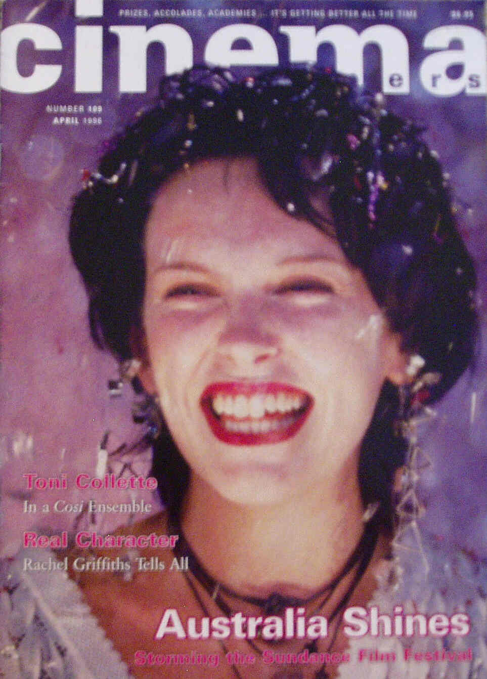 CINEMA PAPERS magazine side cover Issue 109 March/April 1996