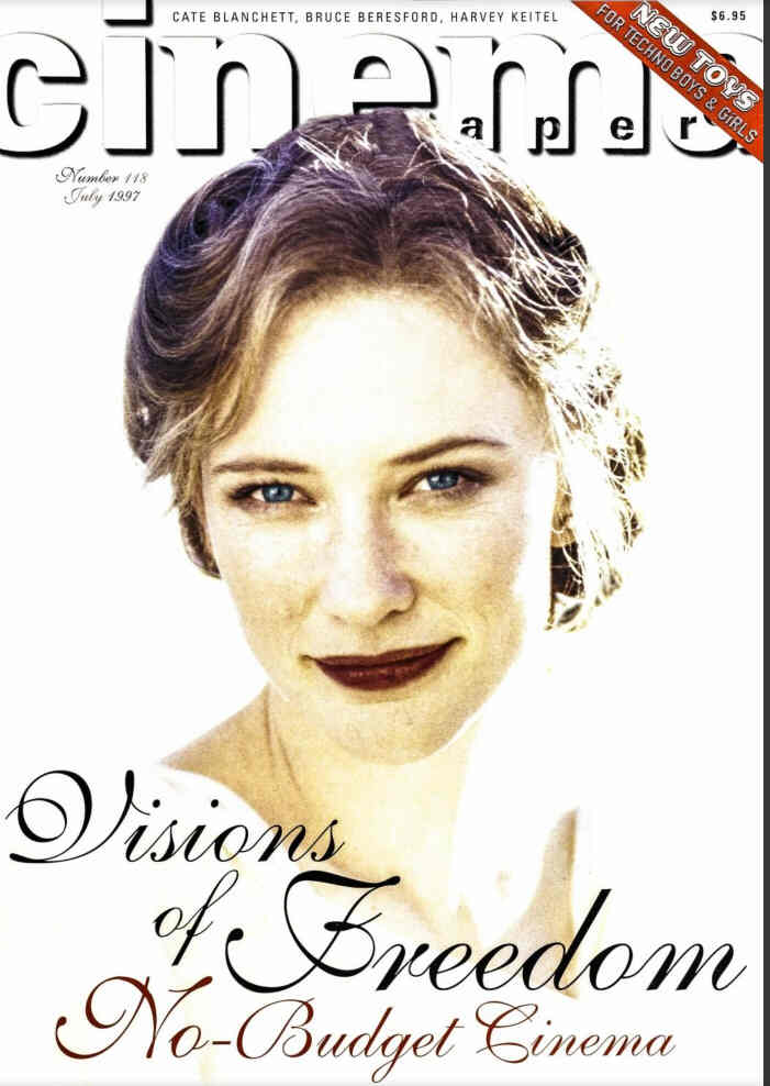 CINEMA PAPERS magazine side cover Issue 118 July 1997