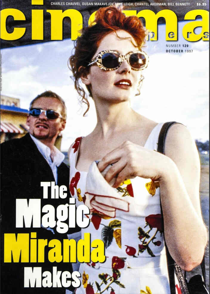 CINEMA PAPERS magazine side cover Issue 120 October 1997