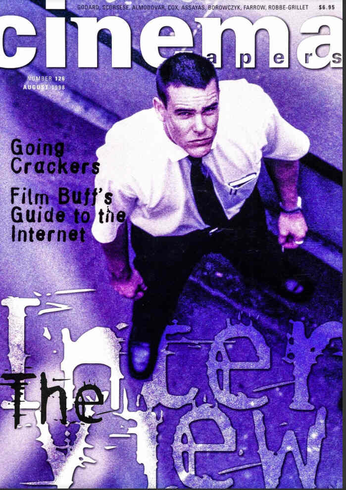 CINEMA PAPERS magazine side cover Issue 126 August/September 1998