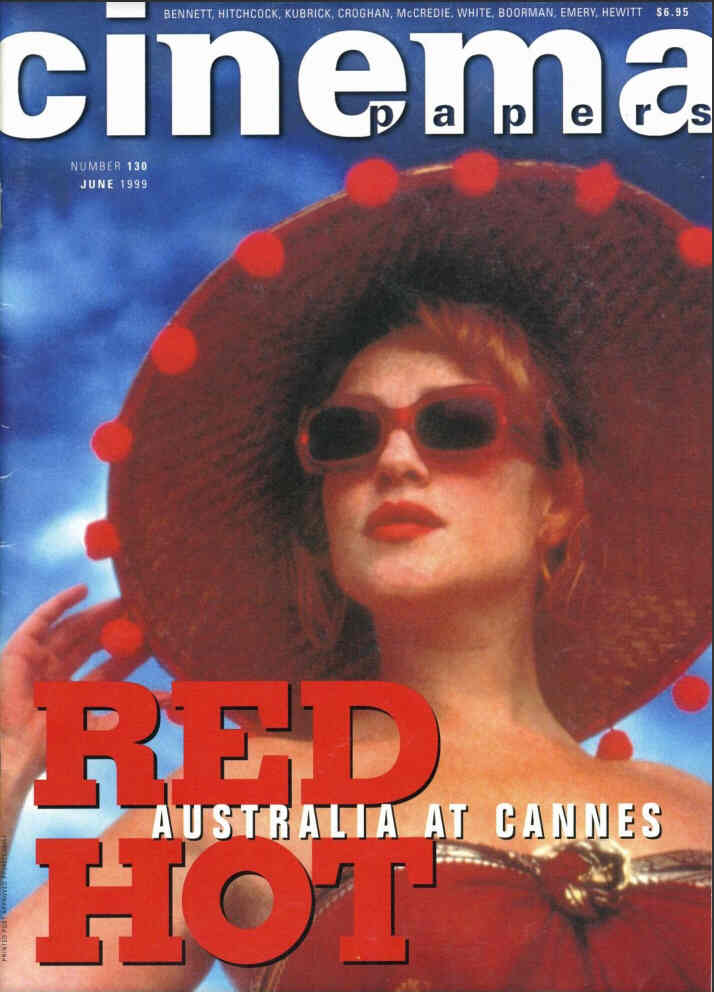CINEMA PAPERS magazine side cover Issue 130 June 1999