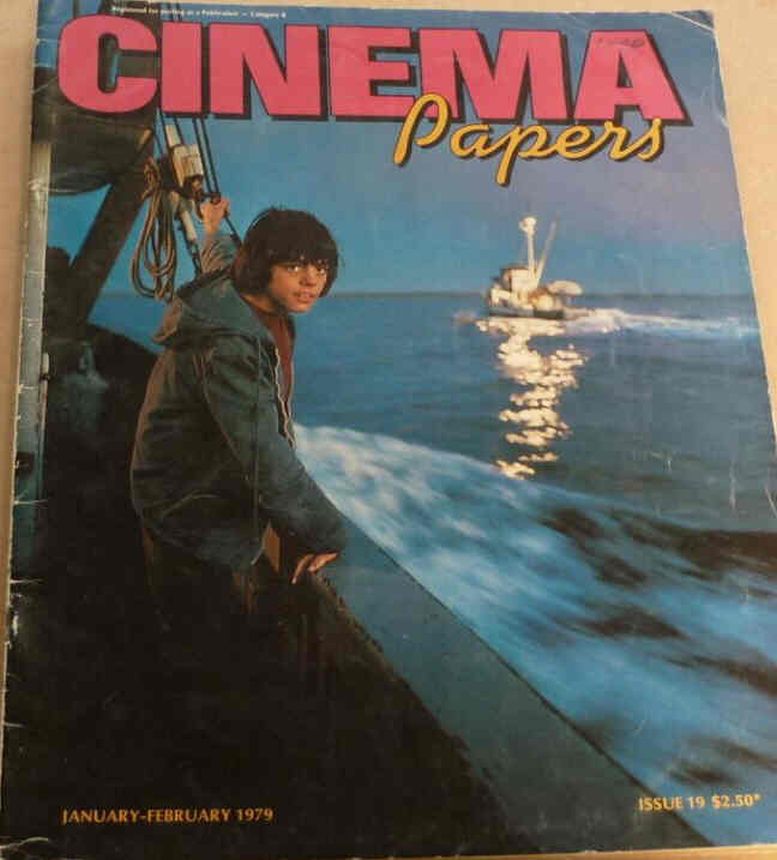 CINEMA PAPERS magazine side cover Issue 19 January/February 1979