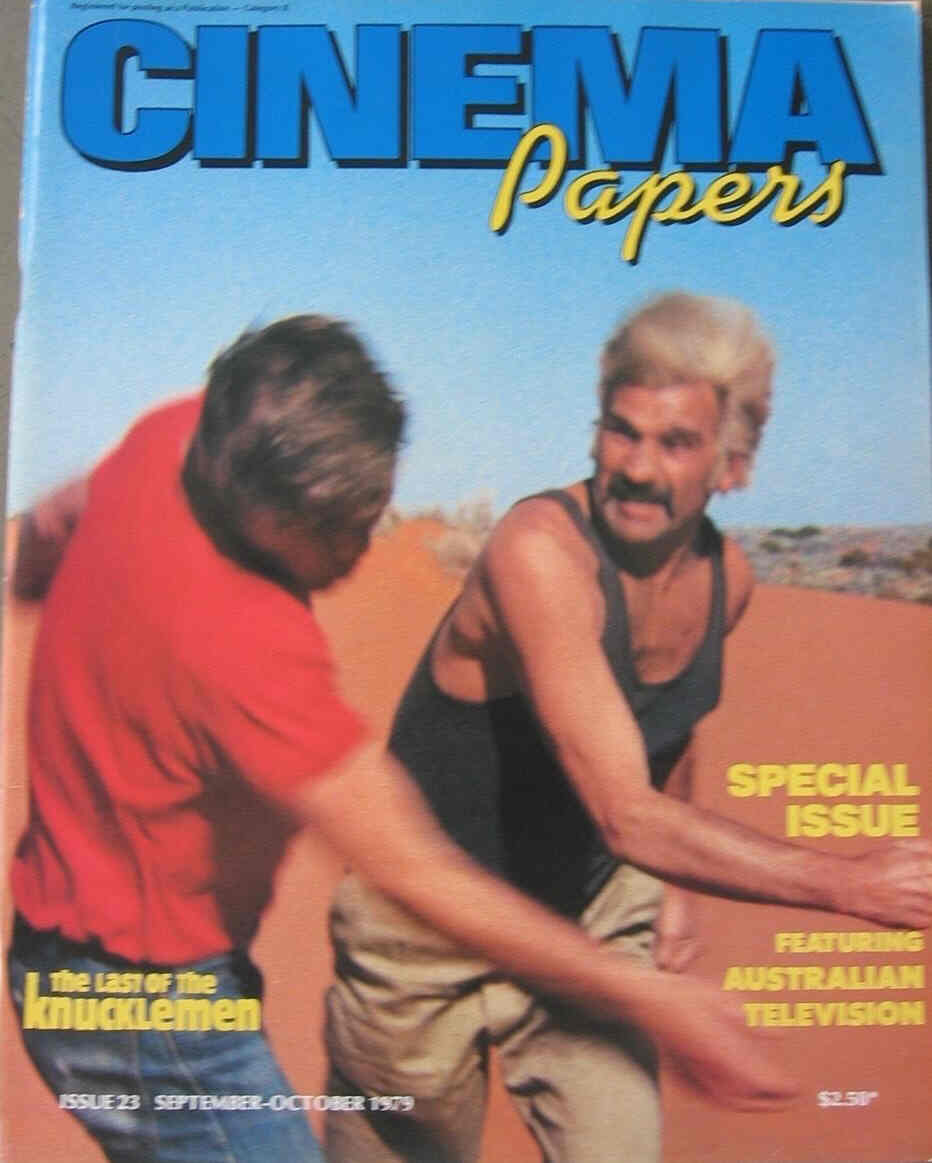 CINEMA PAPERS magazine side cover Issue 23 September/October 1979