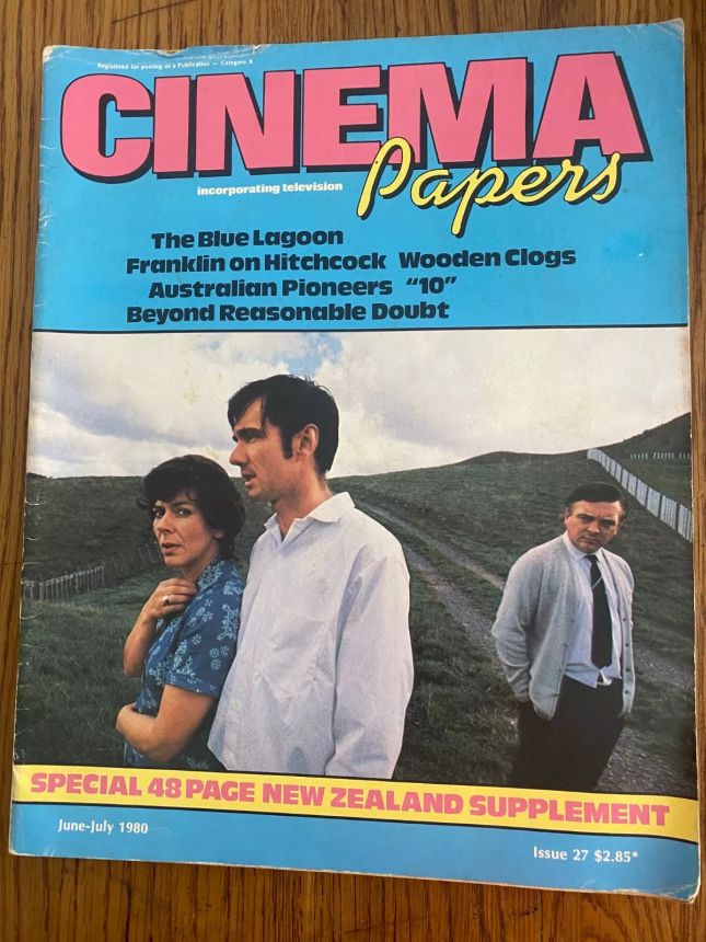 CINEMA PAPERS magazine side cover Issue 27 June/July 1980