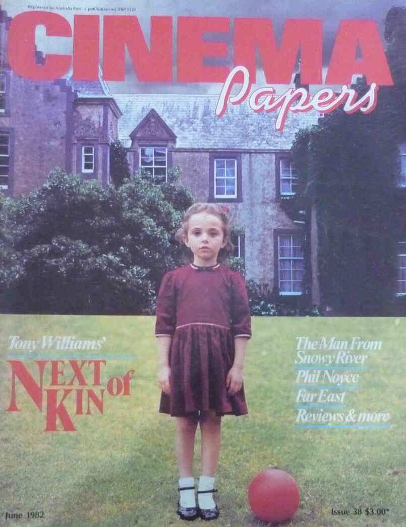 CINEMA PAPERS magazine side cover Issue 38 June 1982