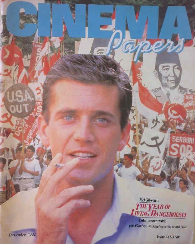 CINEMA PAPERS magazine side cover Issue 41 December 1982