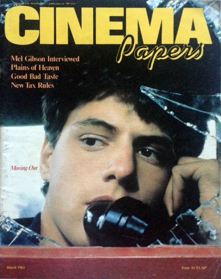 CINEMA PAPERS magazine side cover Issue 42 March 1983