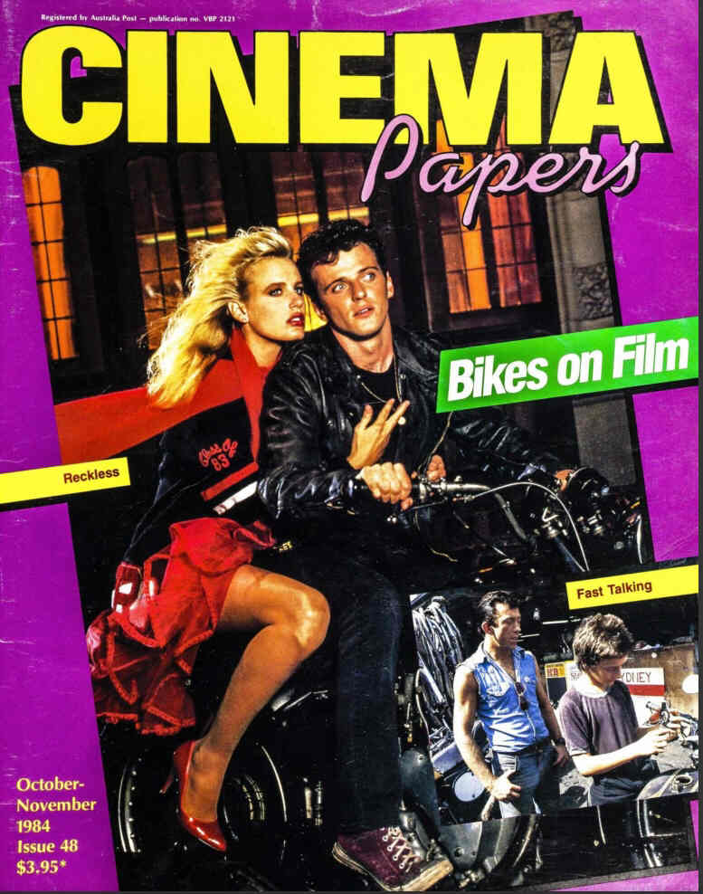 CINEMA PAPERS magazine side cover Issue 48 October/November 1984