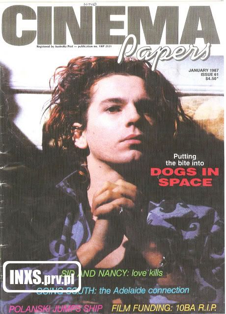 CINEMA PAPERS magazine side cover Issue 61 January/February 1987