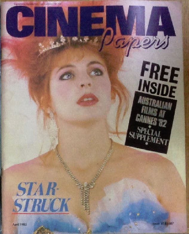 CINEMA PAPERS magazine side cover Issue 37 April 1982