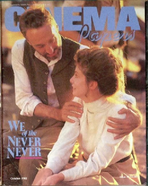 CINEMA PAPERS magazine side cover Issue 40 October 1982