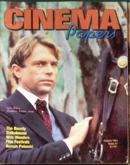 CINEMA PAPERS magazine side cover Issue 47 August 1984