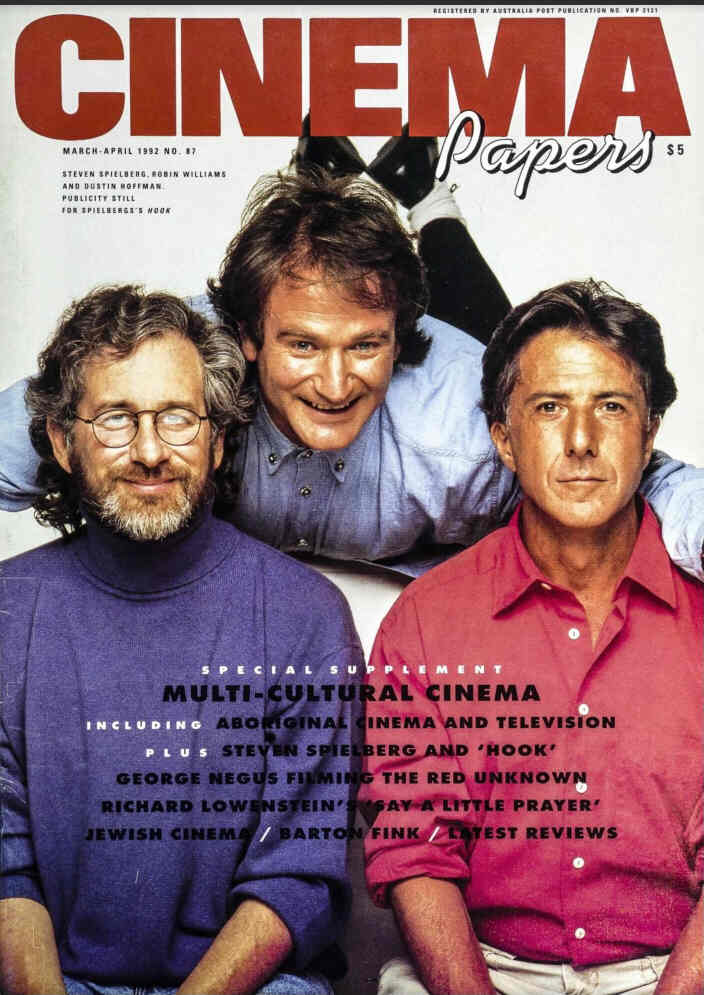 CINEMA PAPERS magazine side cover Issue 87 March/April 1992