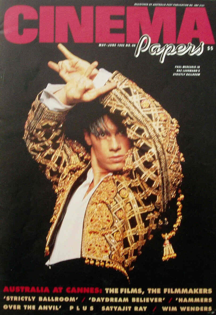 CINEMA PAPERS magazine side cover Issue 88 May/June 1992