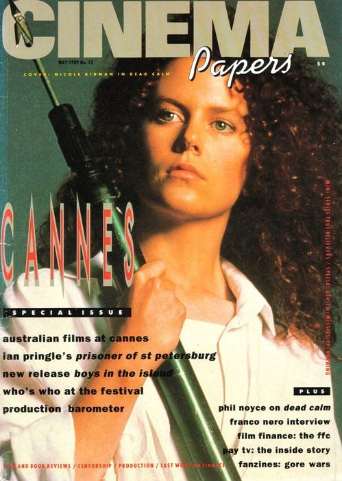 CINEMA PAPERS magazine side cover Issue 73 May/June 1989