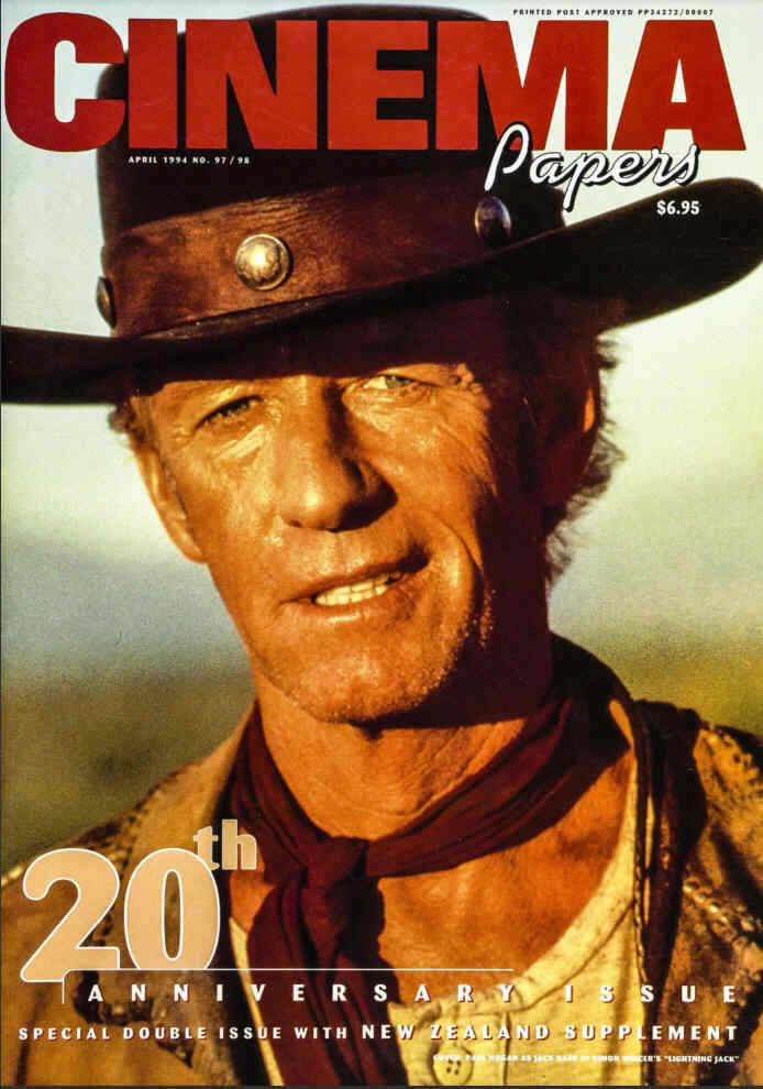 CINEMA PAPERS magazine side cover Issue 97/98 April/ May 1994
