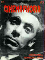 CINEMAPHOBIA magazine side cover Issue 3  1989