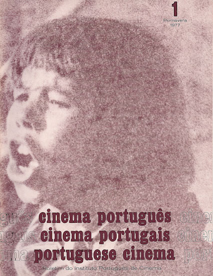 CINEMA PORTUGUES magazine side cover Issue 1 Spring 1977