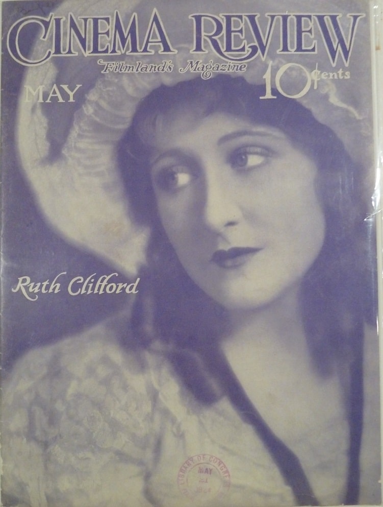 CINEMA REVIEW magazine side cover Issue 3  Vol 1 No  3  May 1924