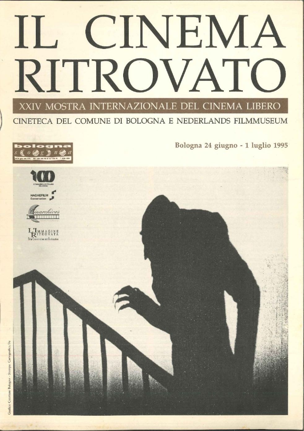 CINEMA RITROVATO magazine side cover   1995