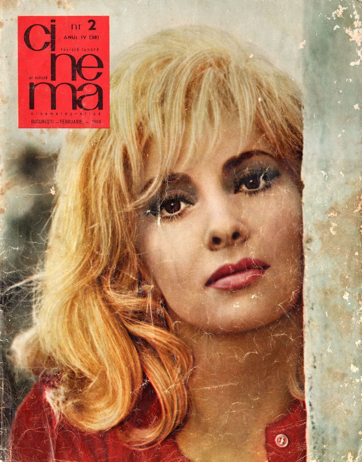 CINEMA (Romania) magazine side cover Issue 2 (38)  February 1966