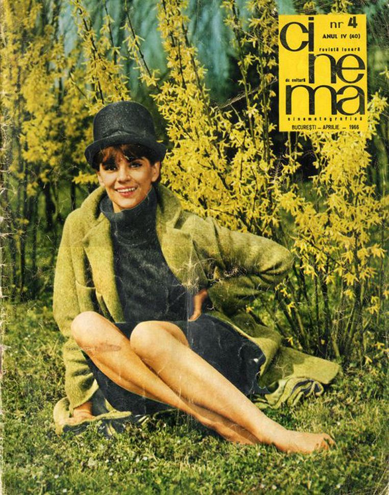 CINEMA (Romania) magazine side cover Issue 4 (40)  April 1966