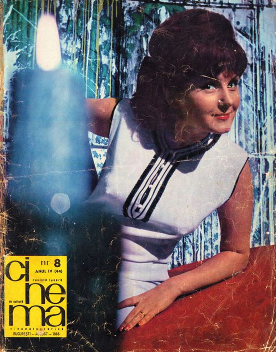 CINEMA (Romania) magazine side cover Issue 8 (44)  August 1966
