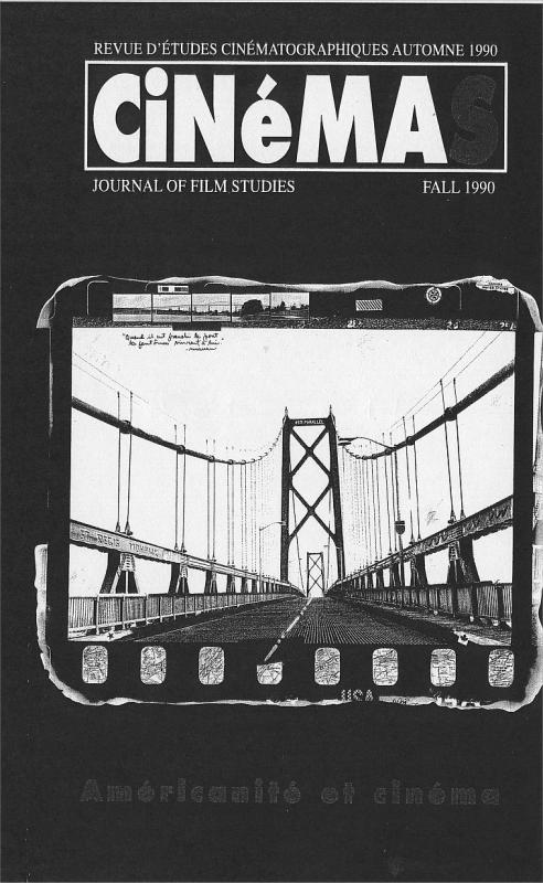 CINEMAS (Ca) magazine side cover Issue 1  Vol 1 # 1/2  September 1990