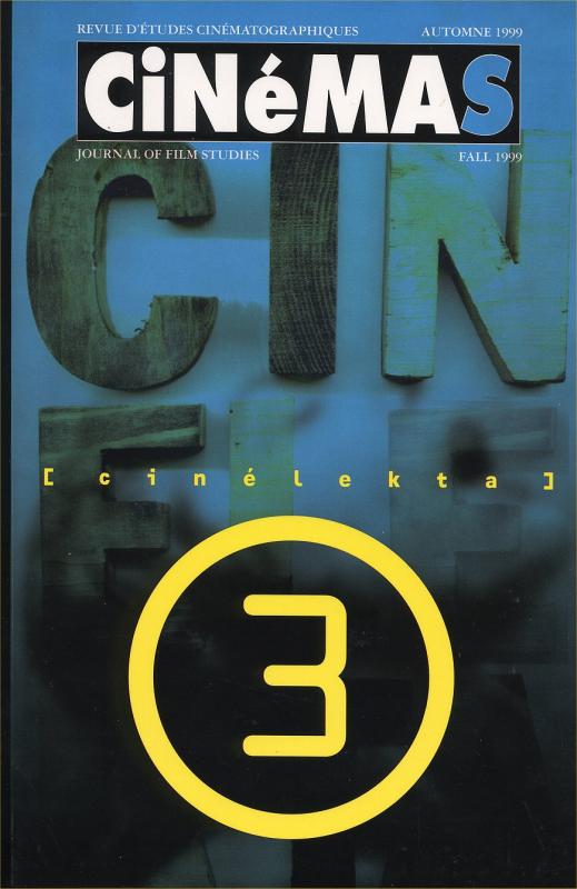CINEMAS (Ca) magazine side cover Issue 20  Vol 10 # 1  September 1999