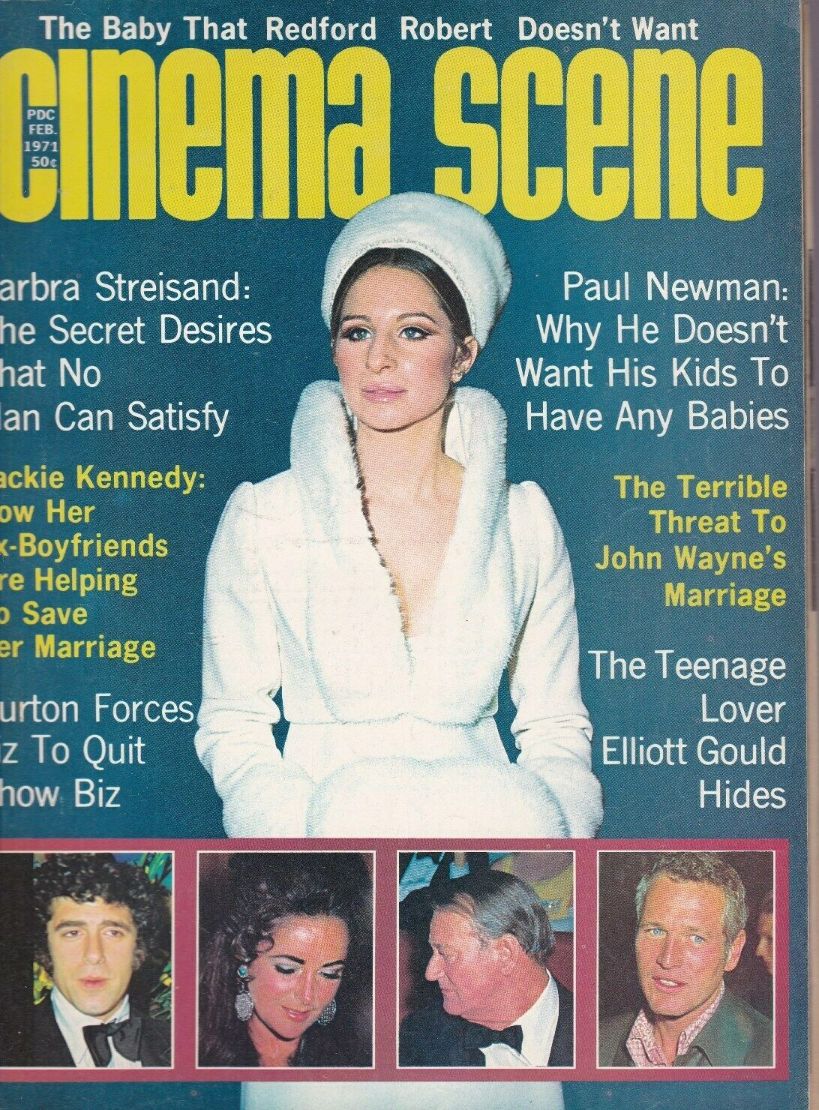 CINEMA SCENE magazine side cover Issue 5  February 1971