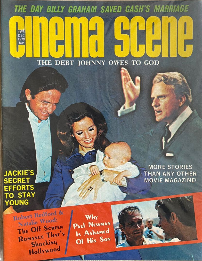 CINEMA SCENE magazine side cover Issue 3  December 1970