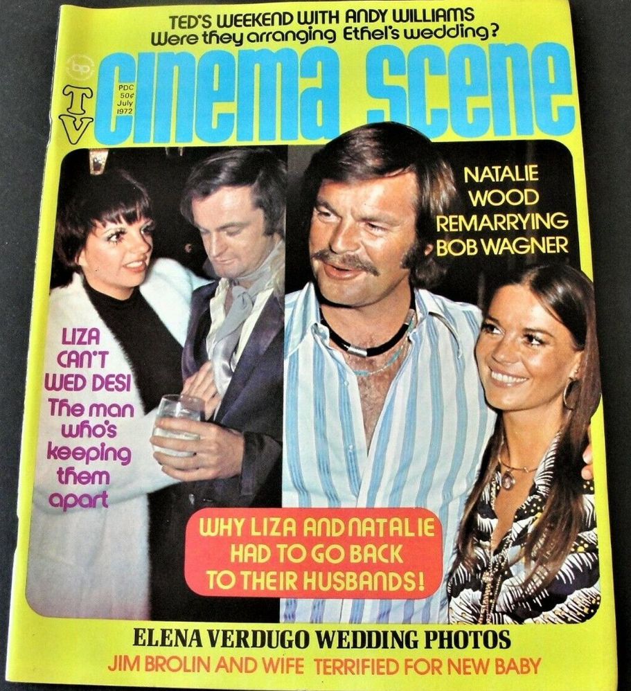CINEMA SCENE magazine side cover  July 1972