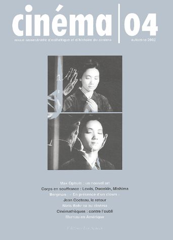 CINEMA (Scheer) magazine side cover Issue 4 Autumn 2002
