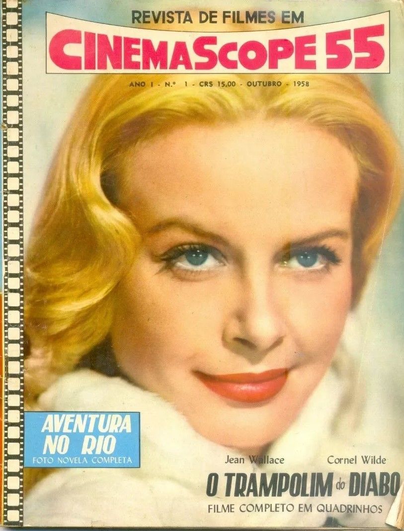CINEMASCOPE 55 magazine side cover Issue 1  October 1958