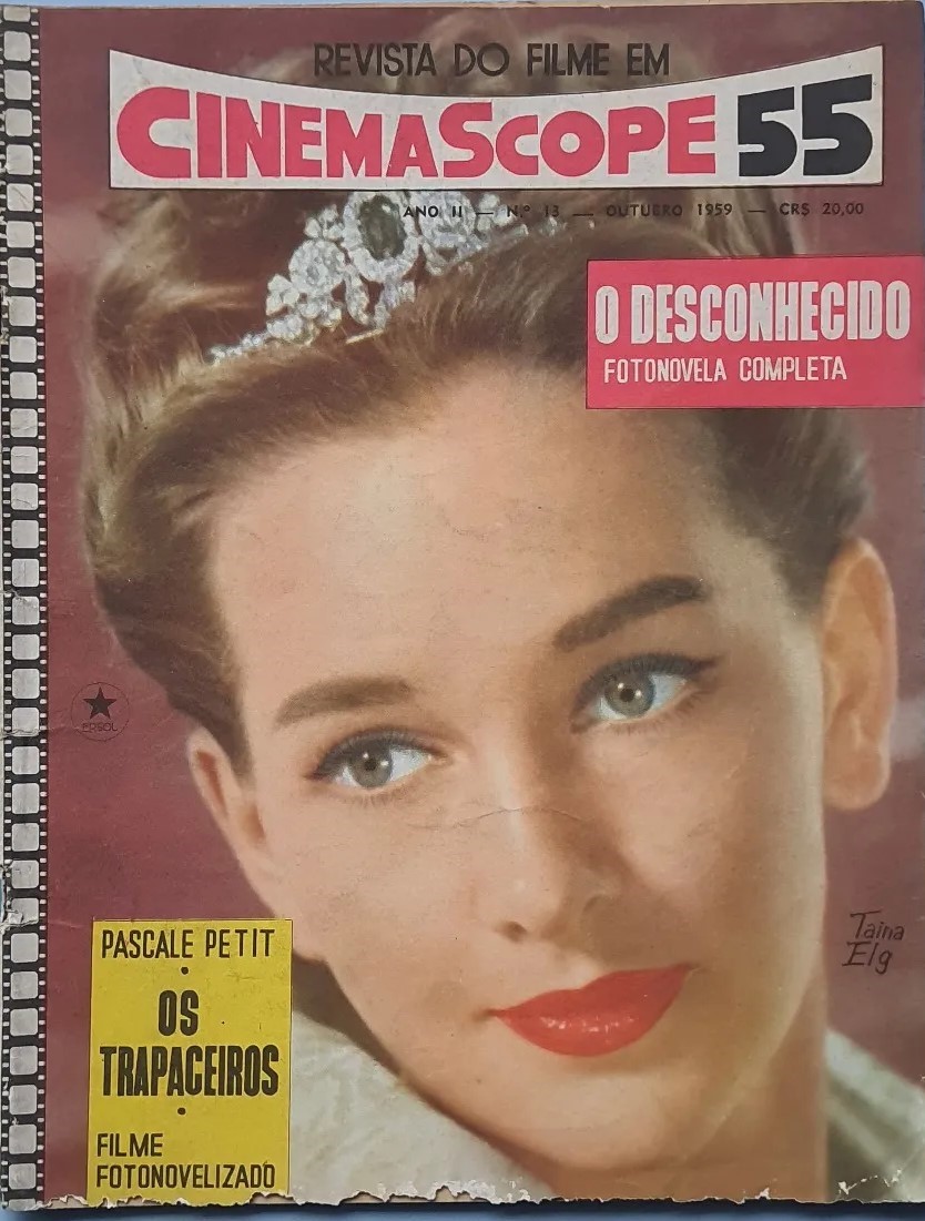 CINEMASCOPE 55 magazine side cover Issue 13  1959