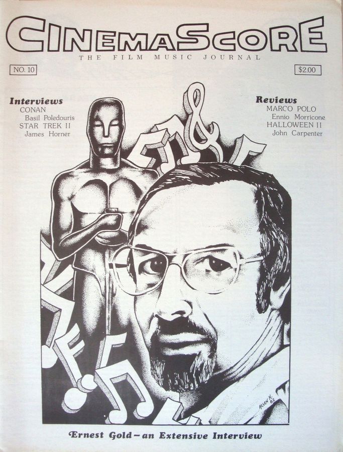 CINEMASCORE magazine side cover Issue 10  1982
