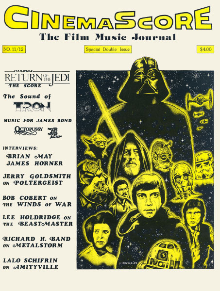 CINEMASCORE magazine side cover Issue 11/12  1983