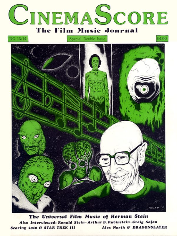 CINEMASCORE magazine side cover Issue 13/14  1985