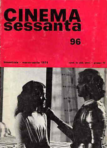 CINEMASESSANTA magazine side cover Issue 96 March/April 1974