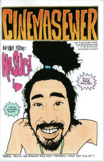 CINEMA SEWER magazine side cover Issue 8  