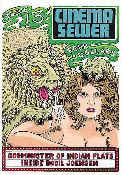 CINEMA SEWER magazine side cover Issue 13 Summer 2003
