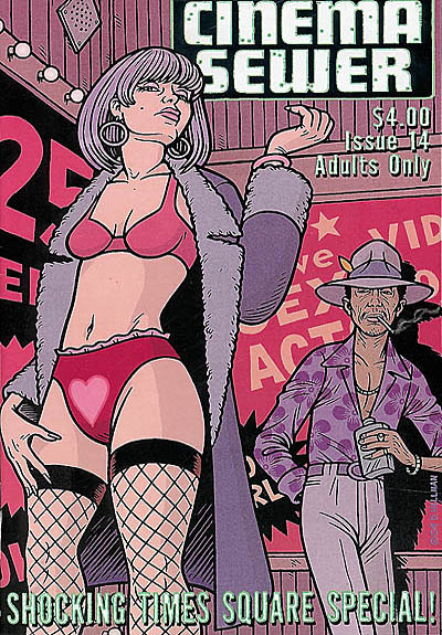 CINEMA SEWER magazine side cover Issue 14  2004