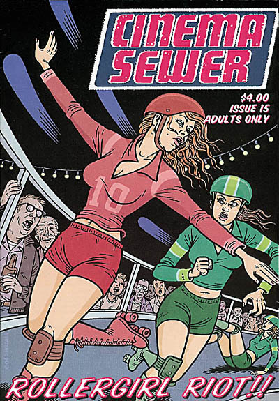 CINEMA SEWER magazine side cover Issue 15  2004