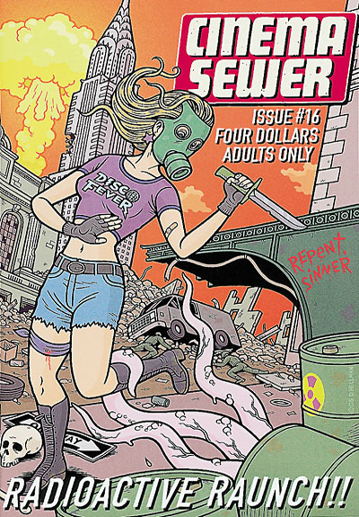 CINEMA SEWER magazine side cover Issue 16  2005