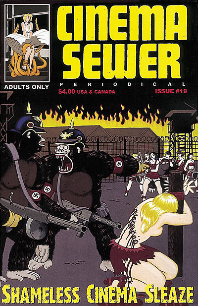 CINEMA SEWER magazine side cover Issue 19  2006