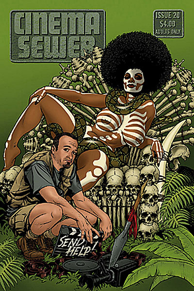 CINEMA SEWER magazine side cover Issue 20  2007